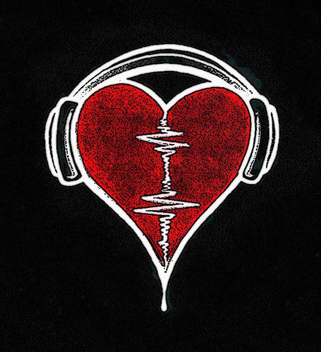 broken red heart