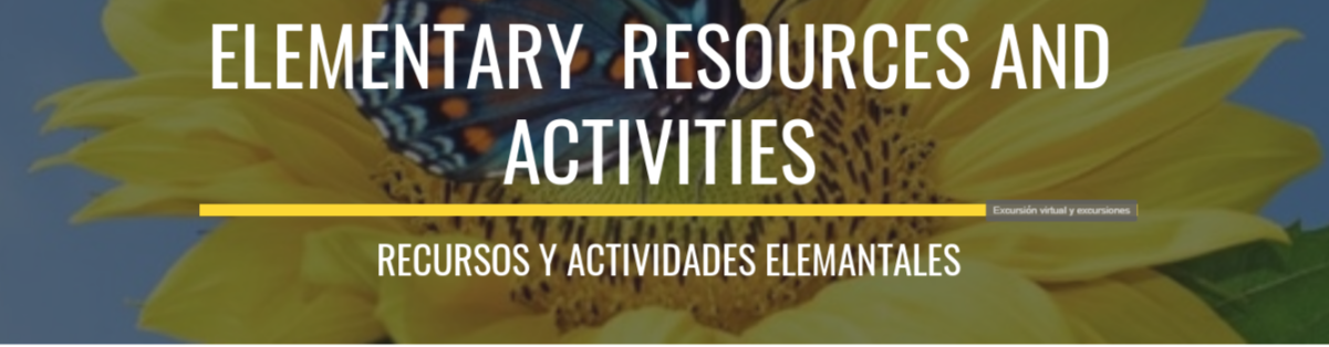 elementary resources and activities banner