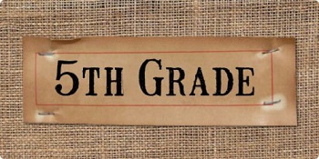 fifth grade banner